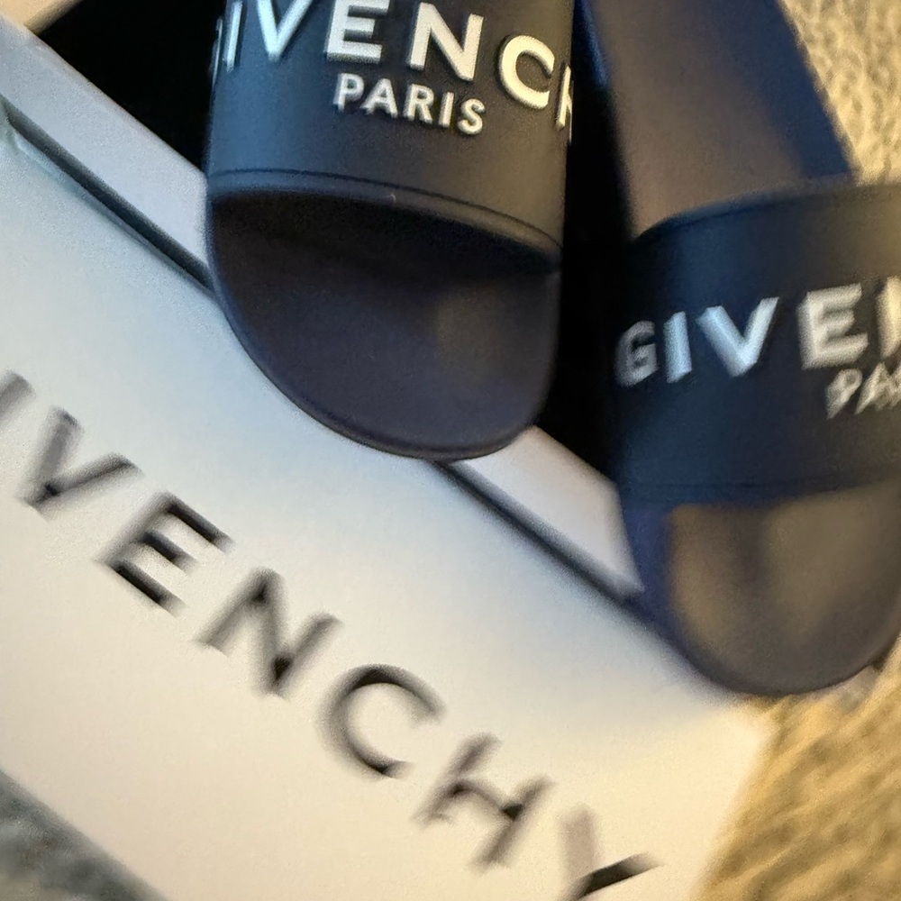 Givenchy Black Sandals Minimalist Design